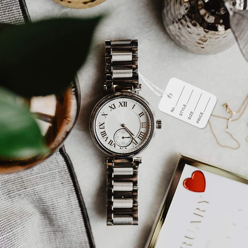 Renashed 1000Pcs Price Tags 1.94" X 1.38" Merchandise Marking Tags for Clothing Price Labels Clothing Tag Perforated Price Coupon - Image 5